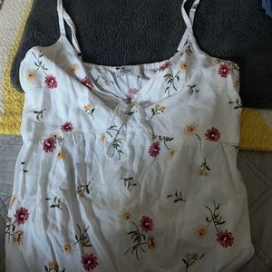 floral tank top